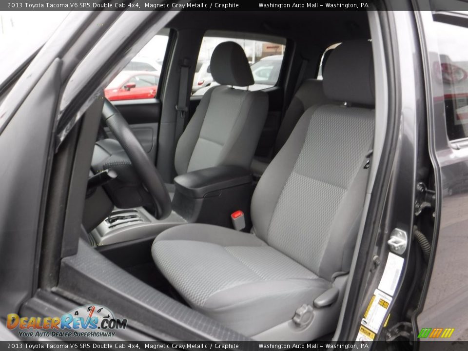 2013 Toyota Tacoma V6 SR5 Double Cab 4x4 Magnetic Gray Metallic / Graphite Photo #11