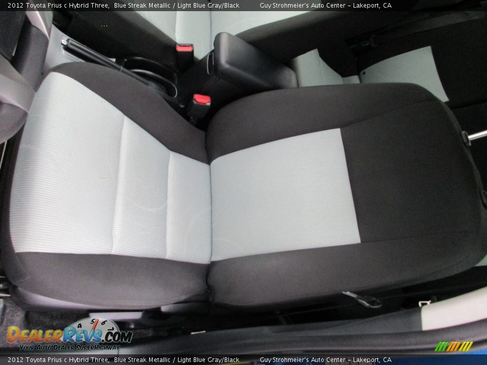 2012 Toyota Prius c Hybrid Three Blue Streak Metallic / Light Blue Gray/Black Photo #19
