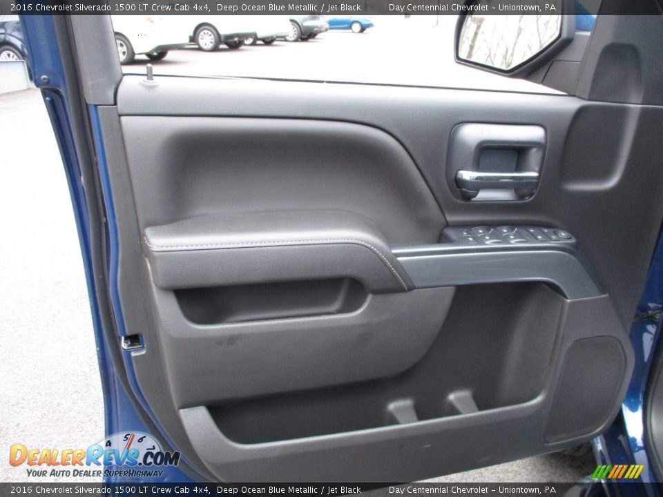 2016 Chevrolet Silverado 1500 LT Crew Cab 4x4 Deep Ocean Blue Metallic / Jet Black Photo #12