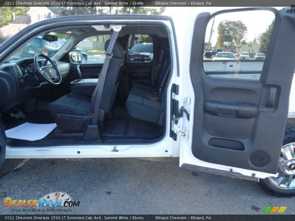 2012 Chevrolet Silverado 1500 LT Extended Cab 4x4 Summit White / Ebony Photo #35
