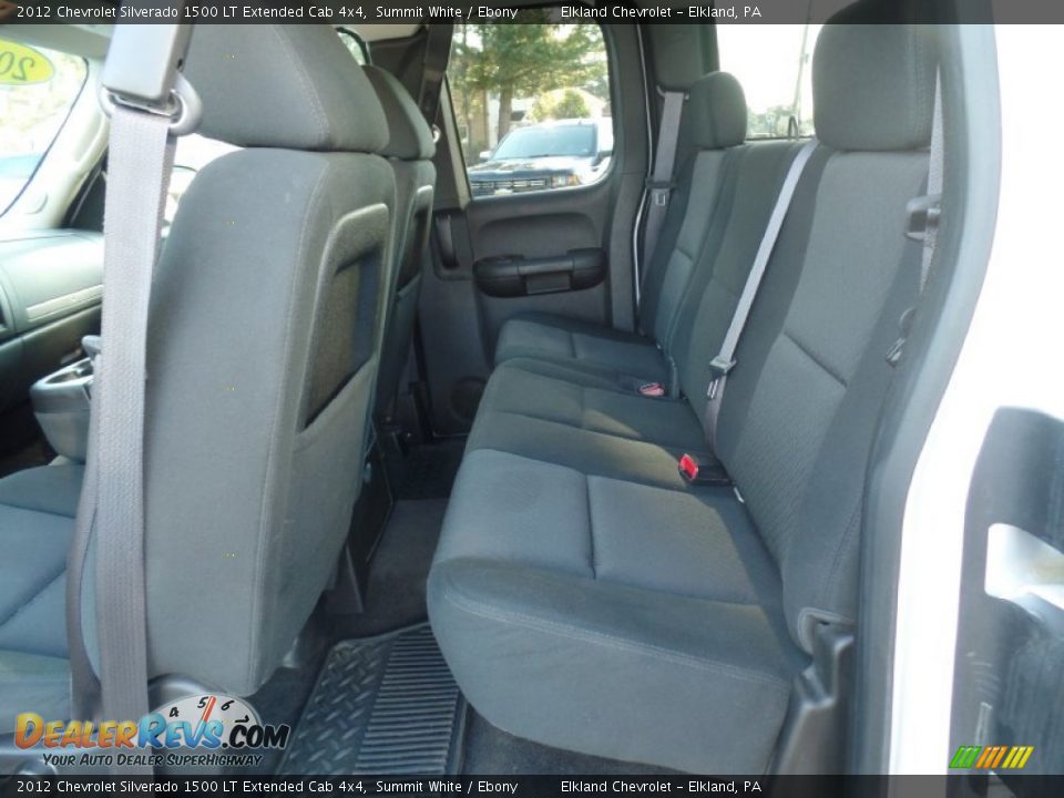 2012 Chevrolet Silverado 1500 LT Extended Cab 4x4 Summit White / Ebony Photo #36