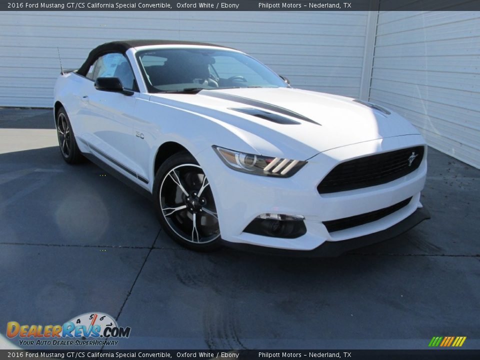2016 Ford Mustang GT/CS California Special Convertible Oxford White / Ebony Photo #2