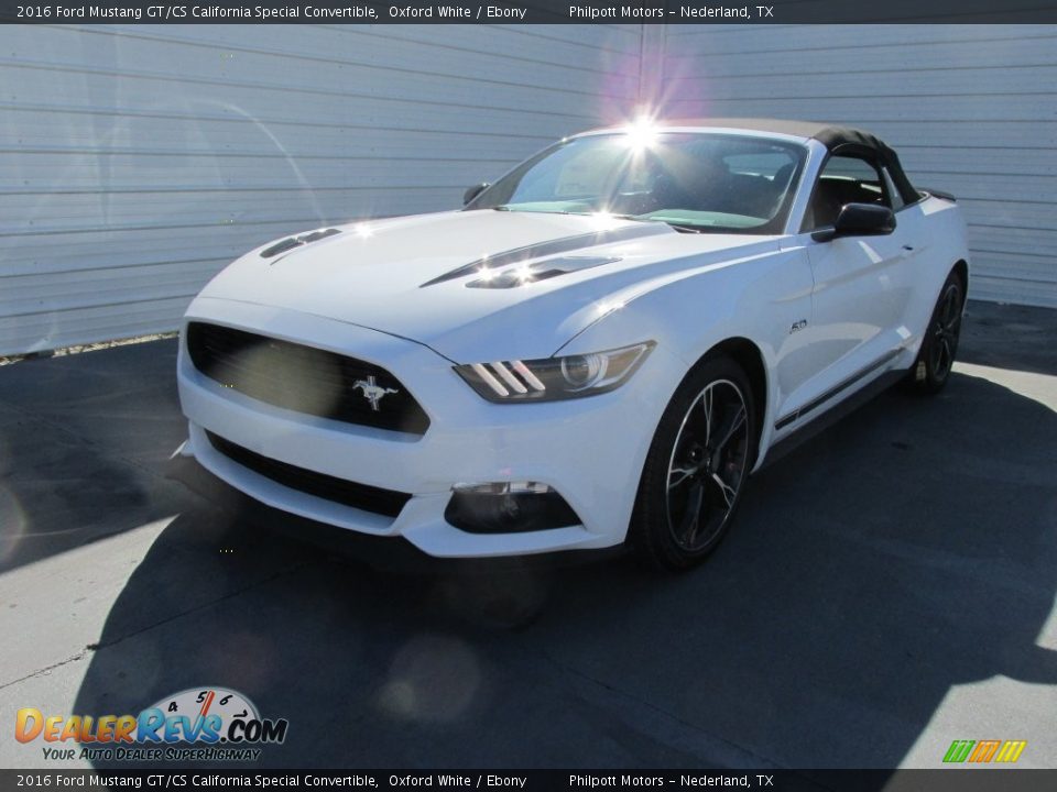 2016 Ford Mustang GT/CS California Special Convertible Oxford White / Ebony Photo #7