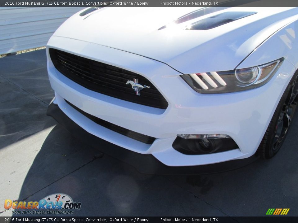 2016 Ford Mustang GT/CS California Special Convertible Oxford White / Ebony Photo #10