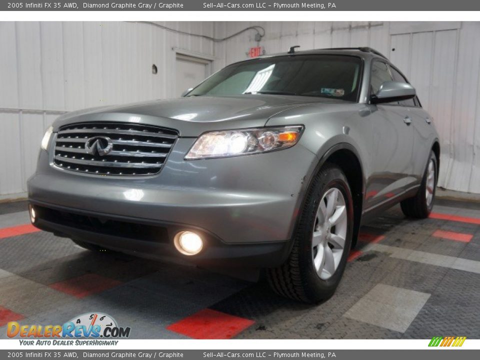 2005 Infiniti FX 35 AWD Diamond Graphite Gray / Graphite Photo #3