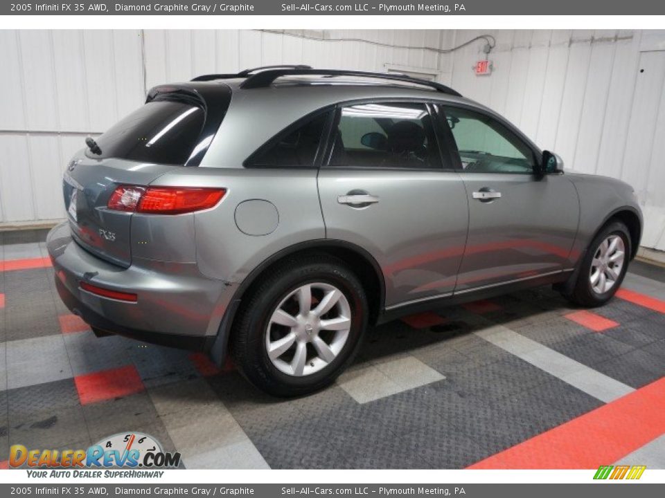2005 Infiniti FX 35 AWD Diamond Graphite Gray / Graphite Photo #7