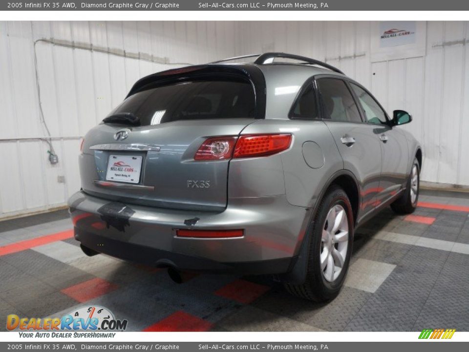 2005 Infiniti FX 35 AWD Diamond Graphite Gray / Graphite Photo #8