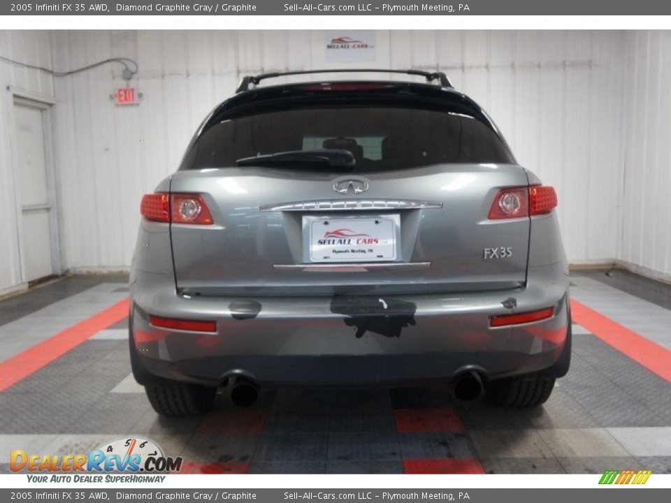 2005 Infiniti FX 35 AWD Diamond Graphite Gray / Graphite Photo #9