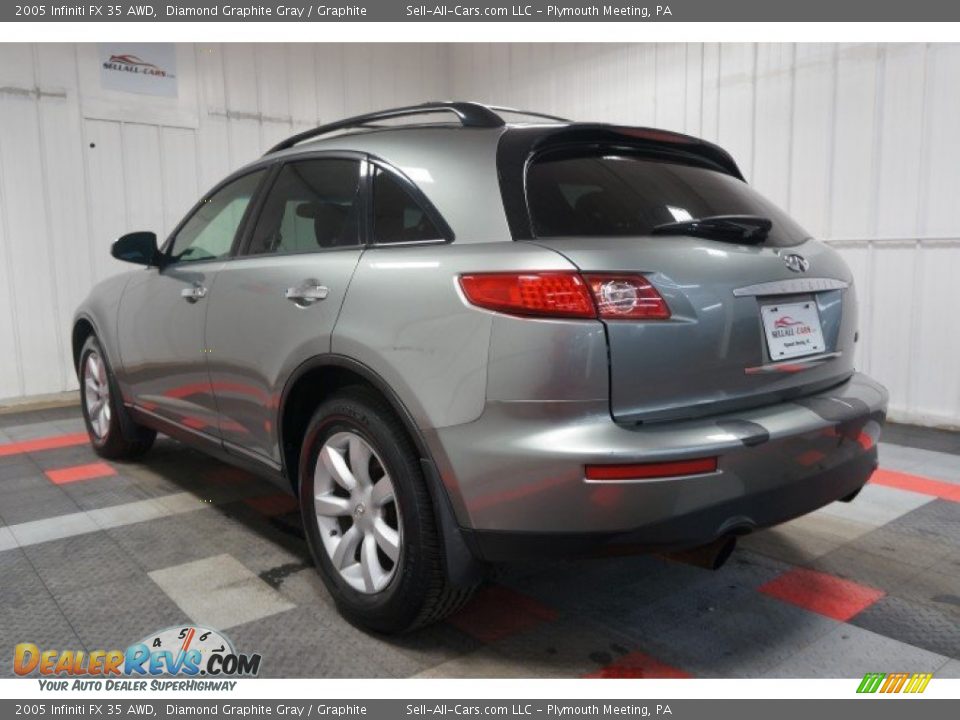 2005 Infiniti FX 35 AWD Diamond Graphite Gray / Graphite Photo #10