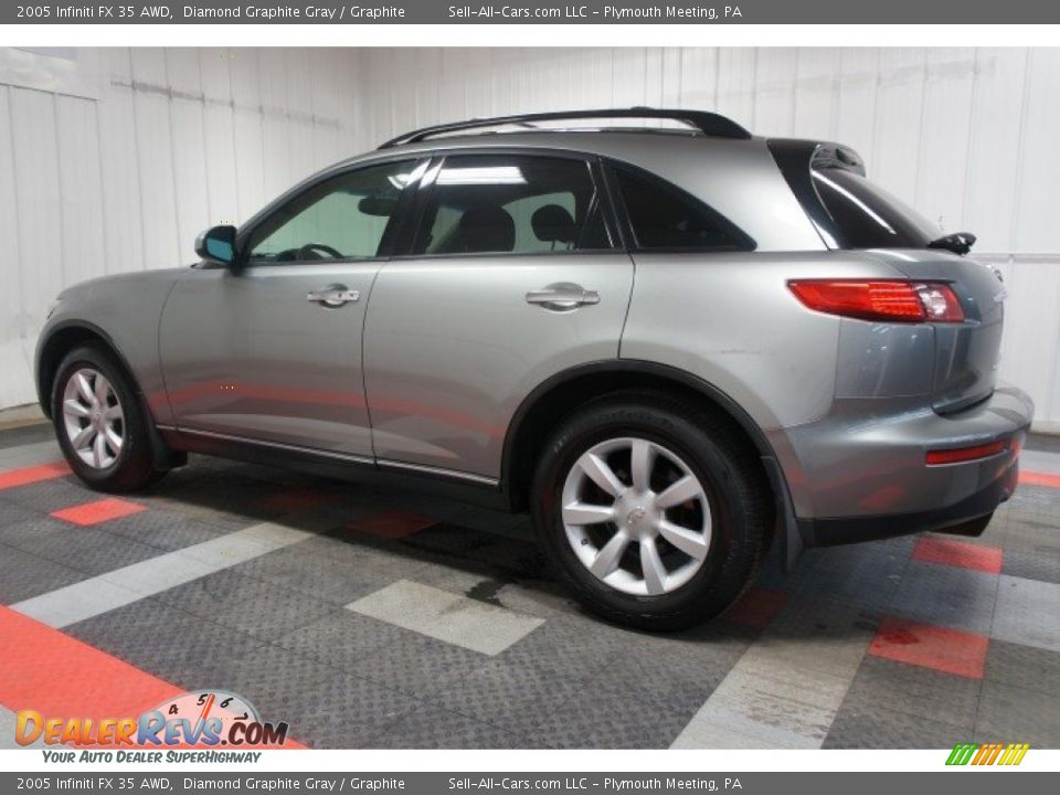 2005 Infiniti FX 35 AWD Diamond Graphite Gray / Graphite Photo #11