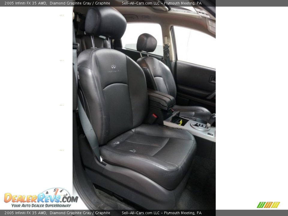 2005 Infiniti FX 35 AWD Diamond Graphite Gray / Graphite Photo #18