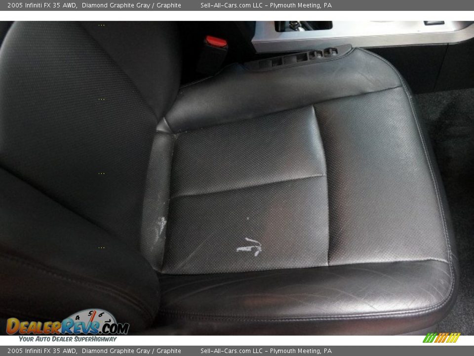 2005 Infiniti FX 35 AWD Diamond Graphite Gray / Graphite Photo #19