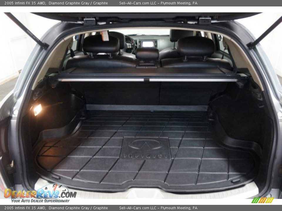 2005 Infiniti FX 35 AWD Diamond Graphite Gray / Graphite Photo #23