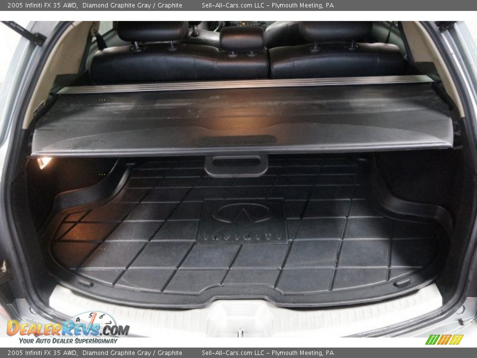 2005 Infiniti FX 35 AWD Diamond Graphite Gray / Graphite Photo #24