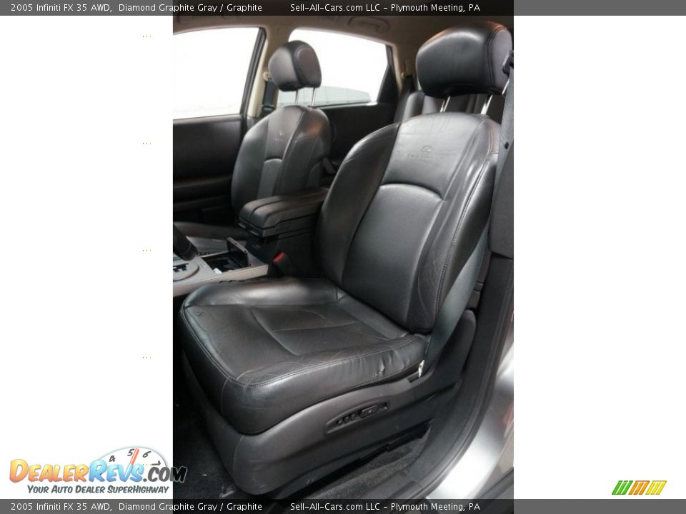 2005 Infiniti FX 35 AWD Diamond Graphite Gray / Graphite Photo #26