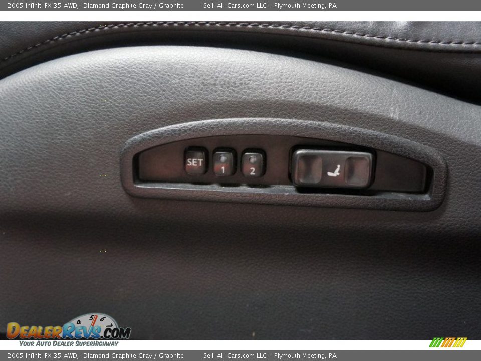 2005 Infiniti FX 35 AWD Diamond Graphite Gray / Graphite Photo #27