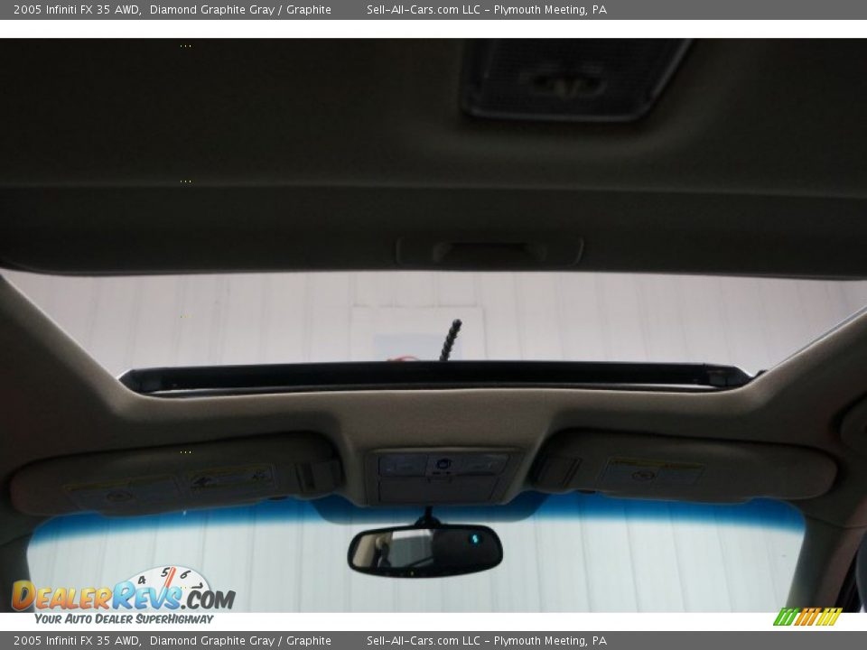 2005 Infiniti FX 35 AWD Diamond Graphite Gray / Graphite Photo #28