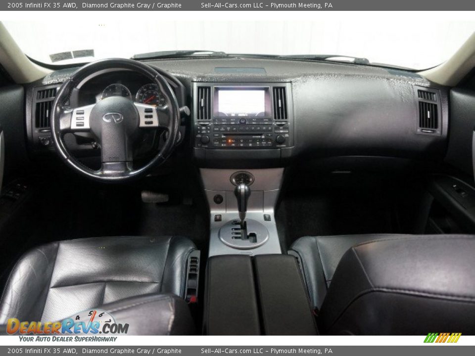 2005 Infiniti FX 35 AWD Diamond Graphite Gray / Graphite Photo #29