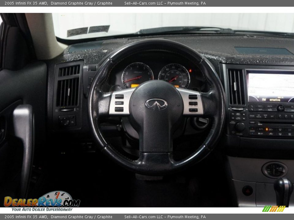 2005 Infiniti FX 35 AWD Diamond Graphite Gray / Graphite Photo #31