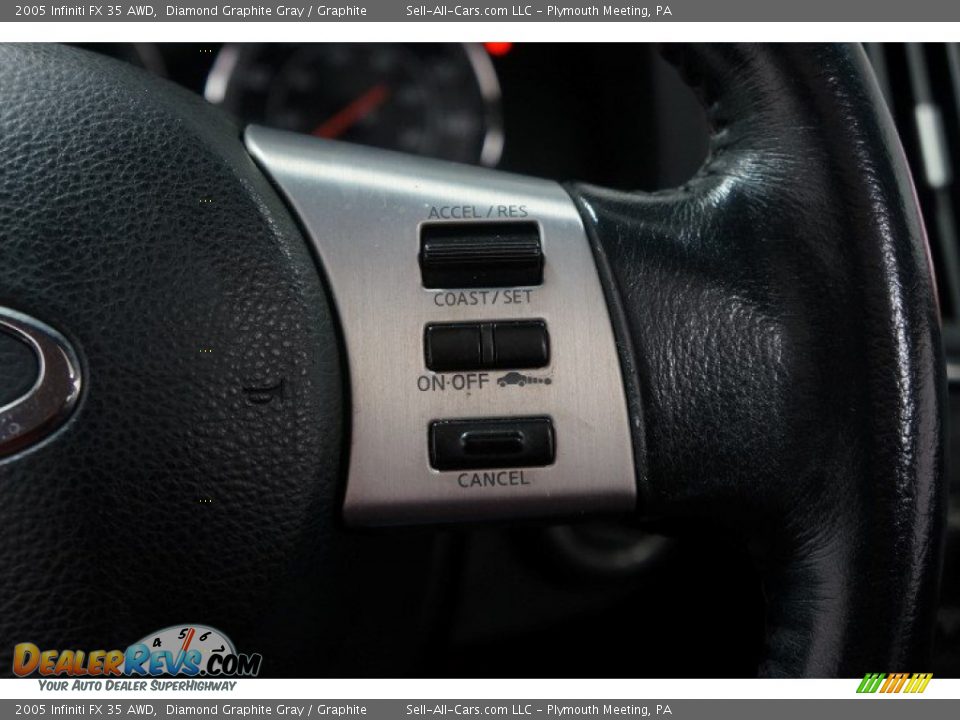 2005 Infiniti FX 35 AWD Diamond Graphite Gray / Graphite Photo #33