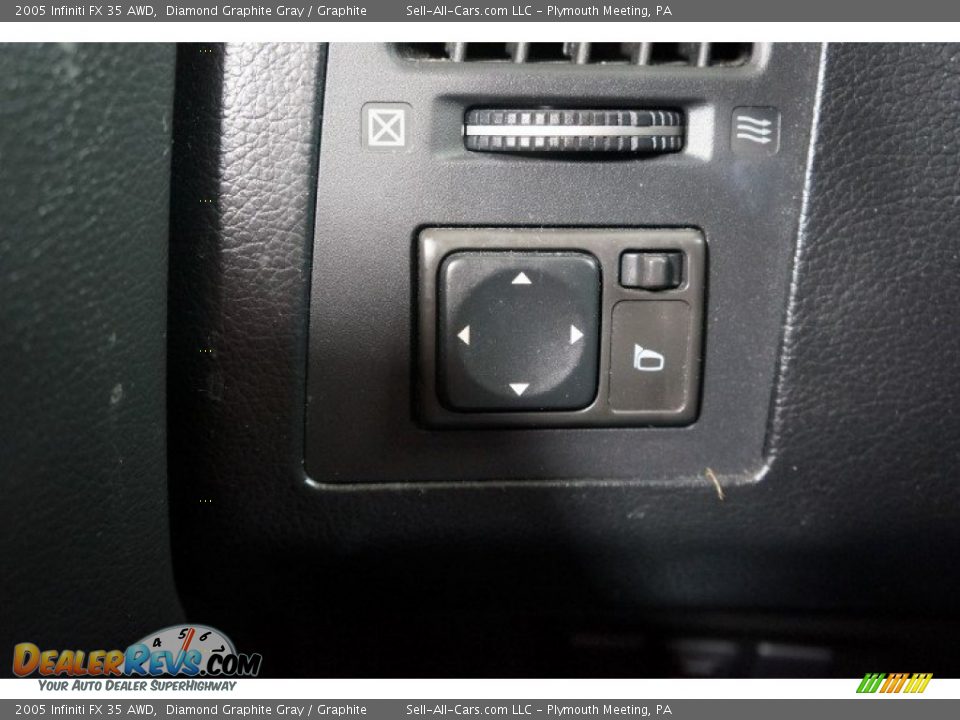 2005 Infiniti FX 35 AWD Diamond Graphite Gray / Graphite Photo #34