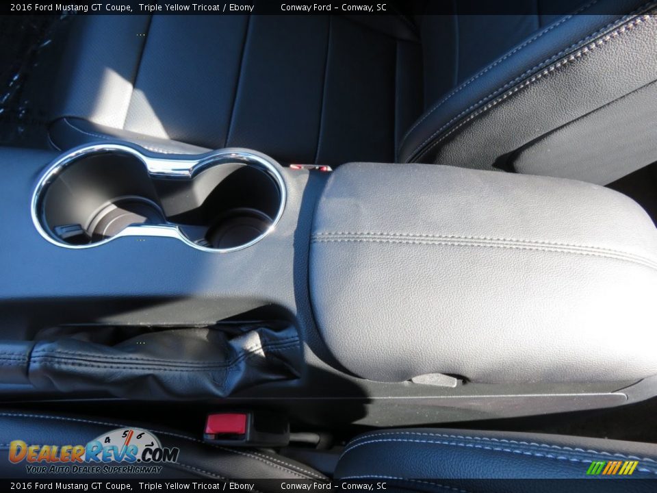 2016 Ford Mustang GT Coupe Triple Yellow Tricoat / Ebony Photo #19