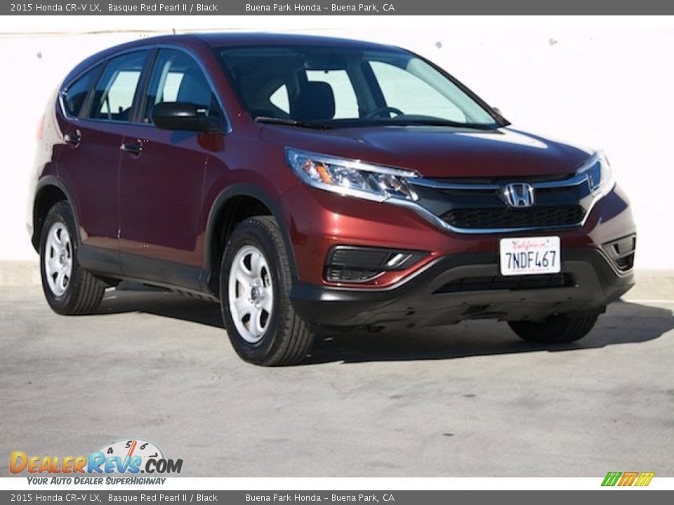 2015 Honda CR-V LX Basque Red Pearl II / Black Photo #1