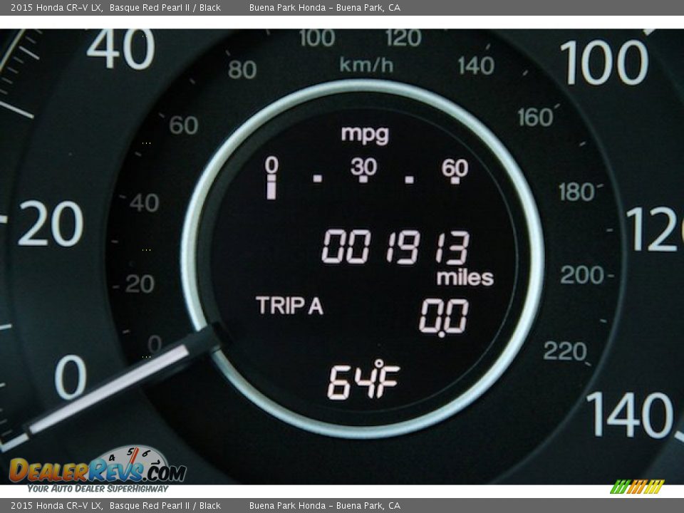 2015 Honda CR-V LX Basque Red Pearl II / Black Photo #6
