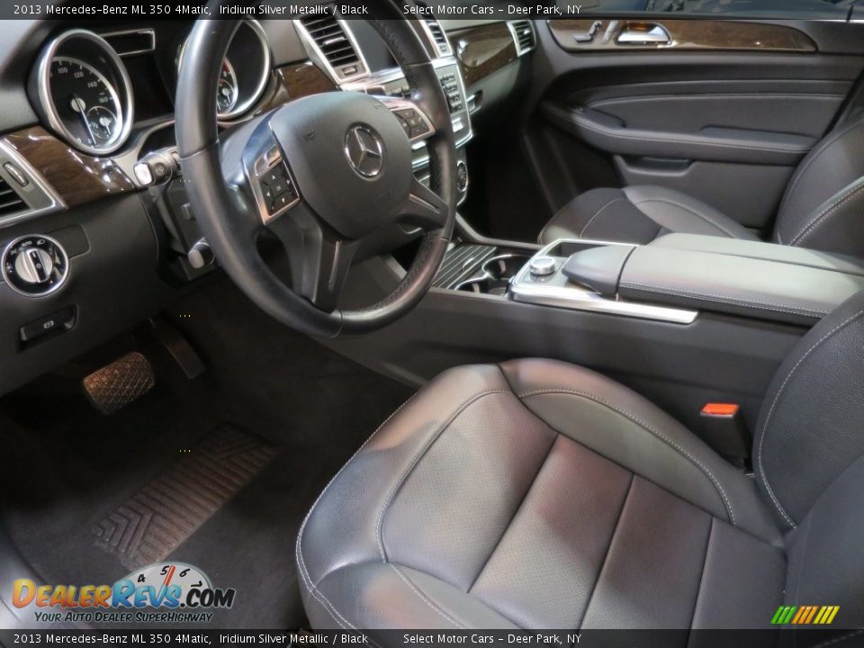2013 Mercedes-Benz ML 350 4Matic Iridium Silver Metallic / Black Photo #8
