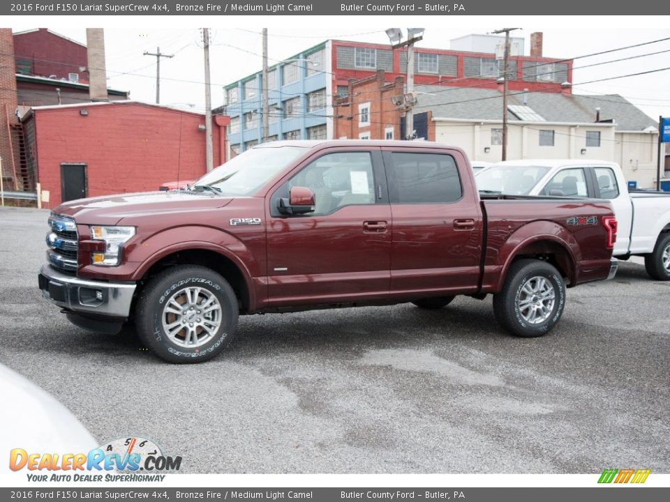 Front 3/4 View of 2016 Ford F150 Lariat SuperCrew 4x4 Photo #1