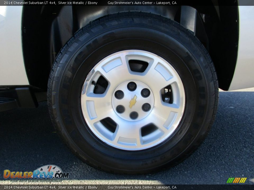 2014 Chevrolet Suburban LT 4x4 Silver Ice Metallic / Ebony Photo #27