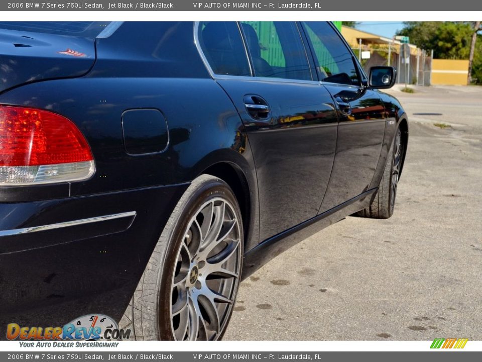 2006 BMW 7 Series 760Li Sedan Jet Black / Black/Black Photo #11