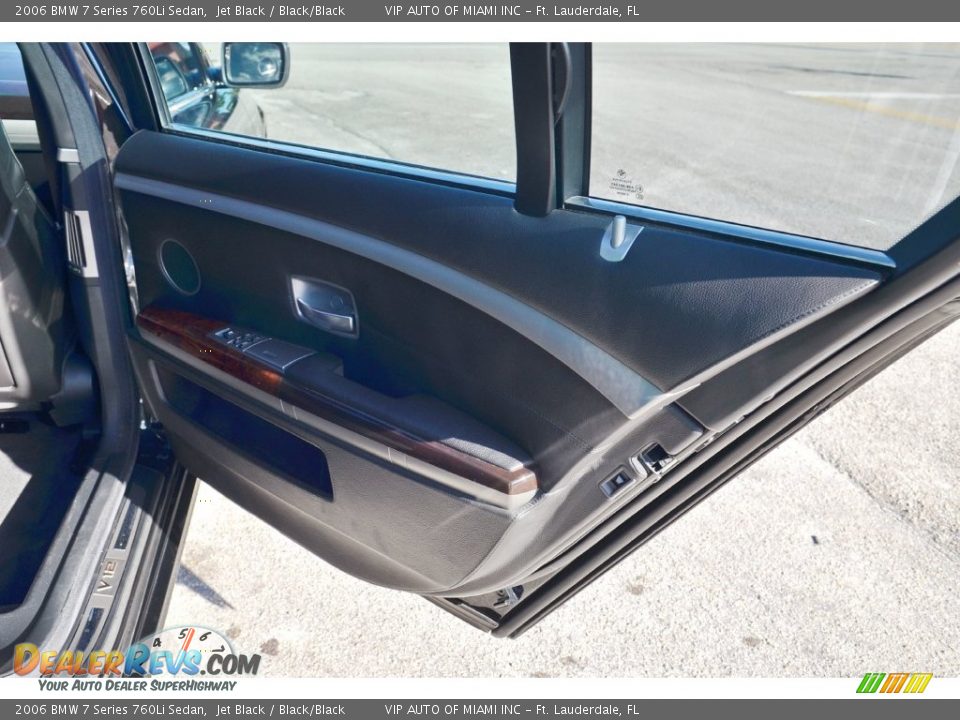 2006 BMW 7 Series 760Li Sedan Jet Black / Black/Black Photo #12