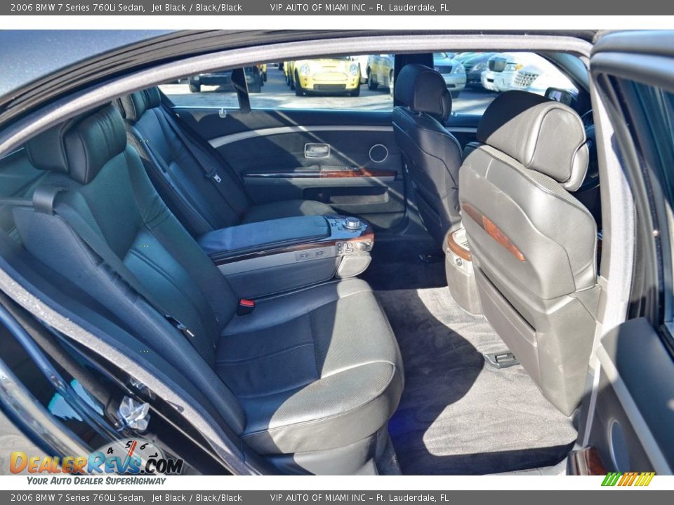 2006 BMW 7 Series 760Li Sedan Jet Black / Black/Black Photo #13