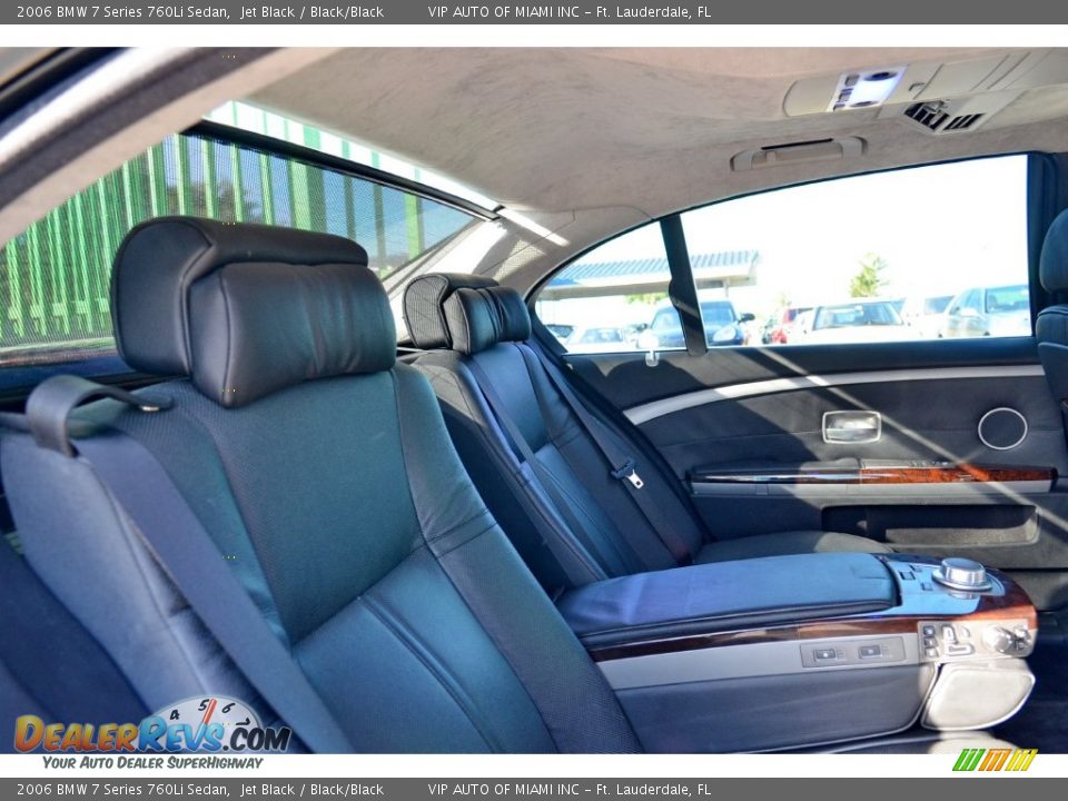 2006 BMW 7 Series 760Li Sedan Jet Black / Black/Black Photo #14