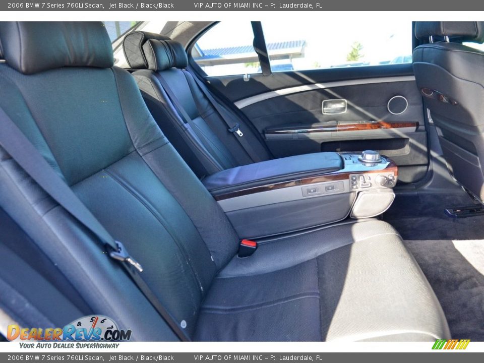 2006 BMW 7 Series 760Li Sedan Jet Black / Black/Black Photo #15