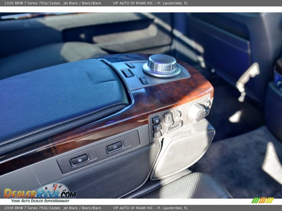 2006 BMW 7 Series 760Li Sedan Jet Black / Black/Black Photo #17