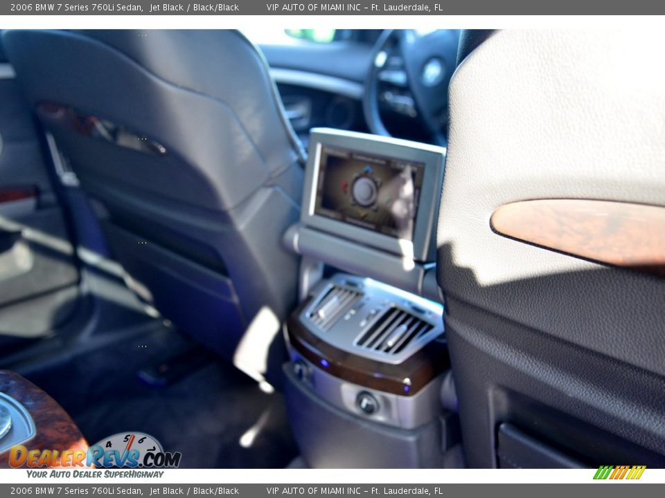 2006 BMW 7 Series 760Li Sedan Jet Black / Black/Black Photo #18