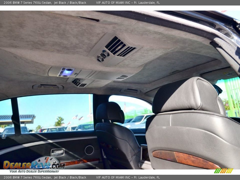 2006 BMW 7 Series 760Li Sedan Jet Black / Black/Black Photo #19