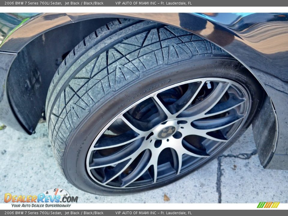 2006 BMW 7 Series 760Li Sedan Jet Black / Black/Black Photo #27