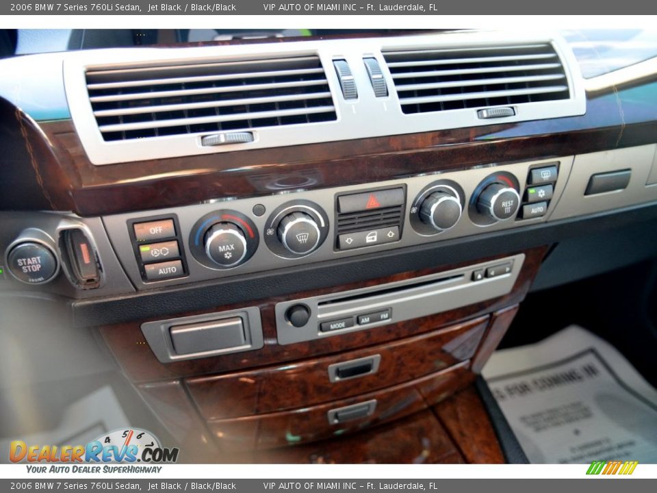 2006 BMW 7 Series 760Li Sedan Jet Black / Black/Black Photo #29