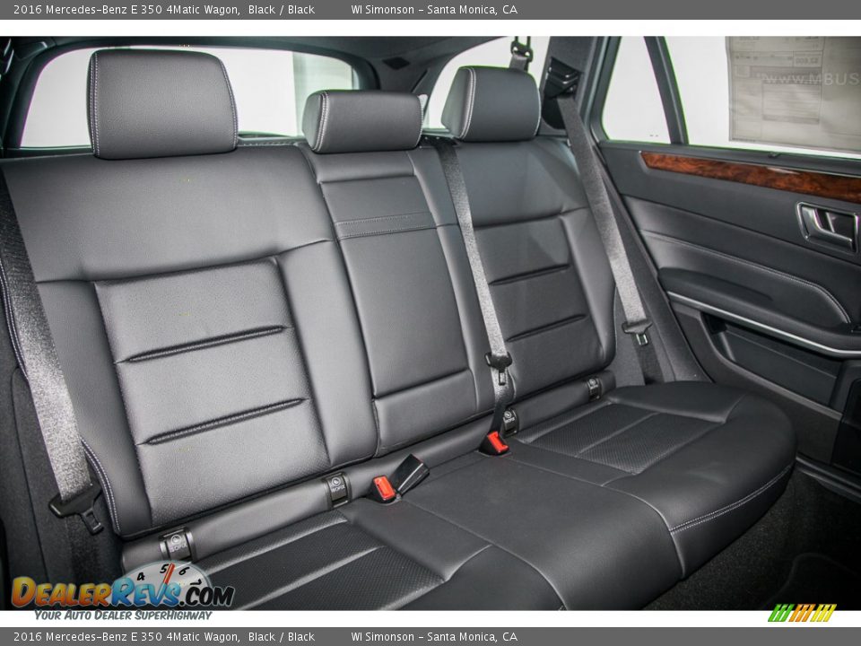 2016 Mercedes-Benz E 350 4Matic Wagon Black / Black Photo #2