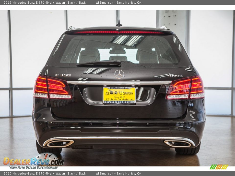 2016 Mercedes-Benz E 350 4Matic Wagon Black / Black Photo #4