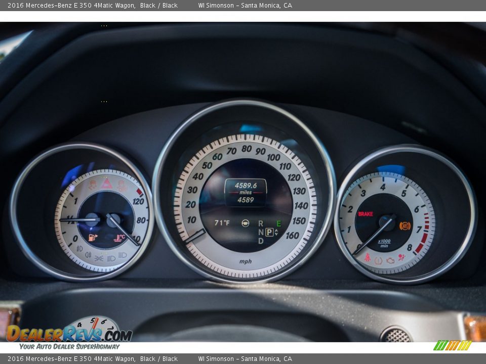 2016 Mercedes-Benz E 350 4Matic Wagon Black / Black Photo #7