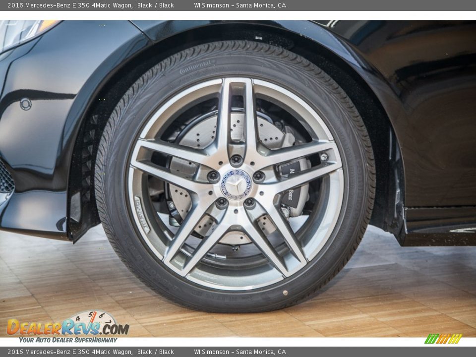 2016 Mercedes-Benz E 350 4Matic Wagon Black / Black Photo #9
