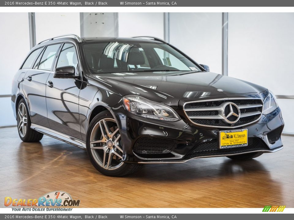 2016 Mercedes-Benz E 350 4Matic Wagon Black / Black Photo #11