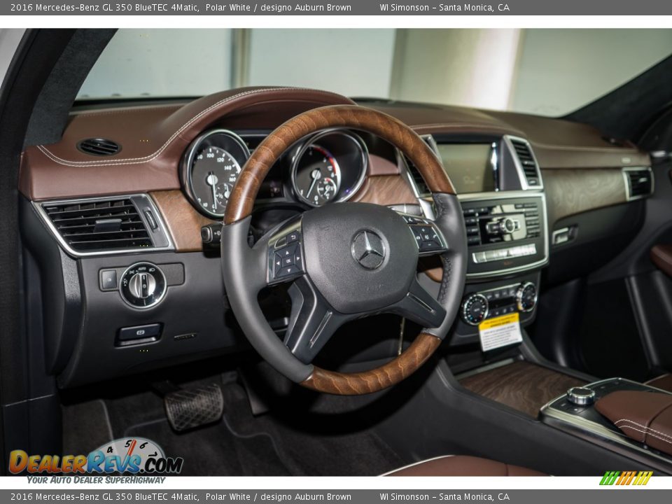 designo Auburn Brown Interior - 2016 Mercedes-Benz GL 350 BlueTEC 4Matic Photo #5