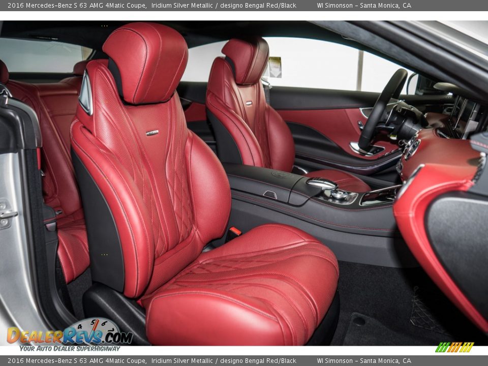 Front Seat of 2016 Mercedes-Benz S 63 AMG 4Matic Coupe Photo #2