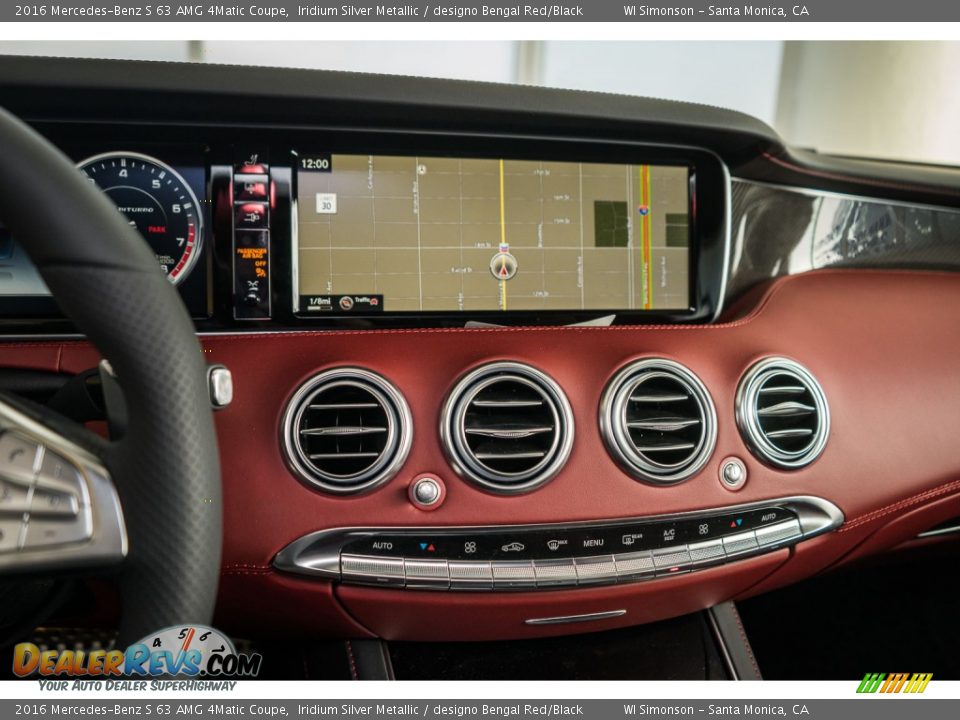 Controls of 2016 Mercedes-Benz S 63 AMG 4Matic Coupe Photo #8
