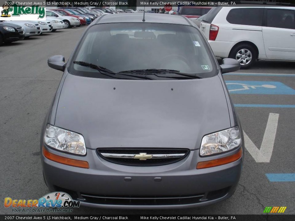 2007 Chevrolet Aveo 5 LS Hatchback Medium Gray / Charcoal Black Photo #15